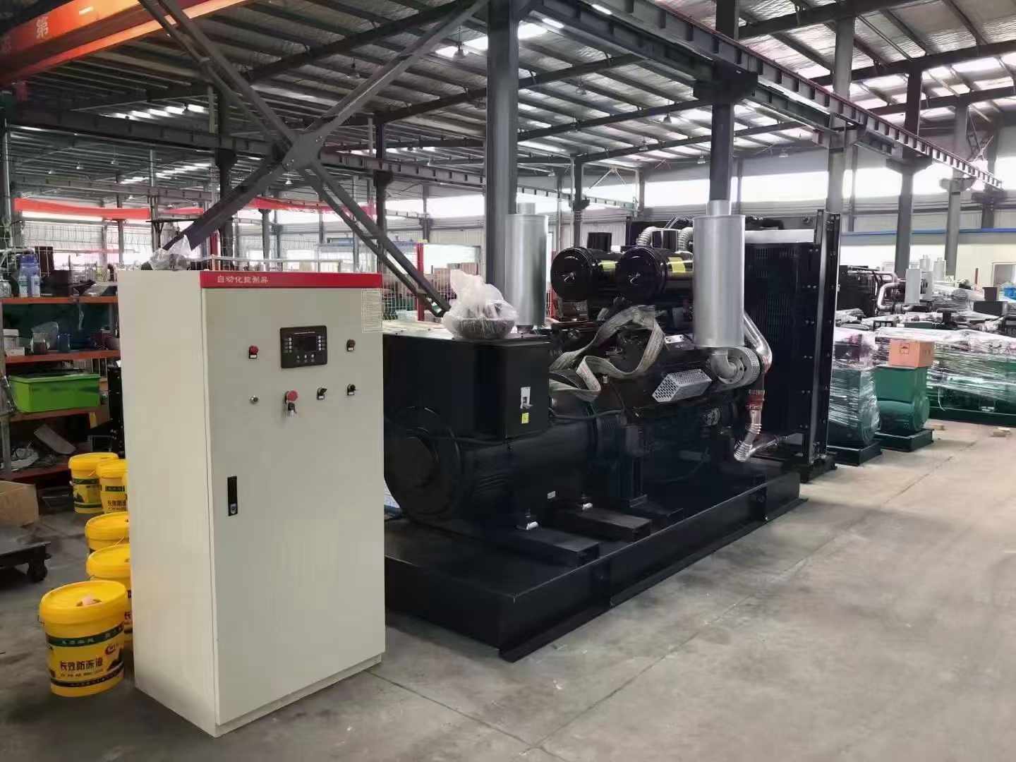 齐齐哈尔柴油发电机组负载测试时，若出现异常运行状态应如何处理？